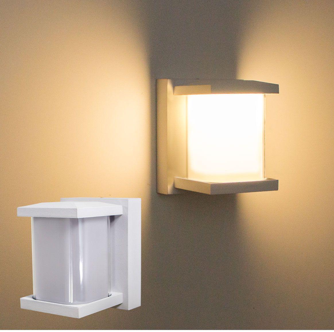 Arandela Externa E Interna Led 10w Alumínio Ip65 St9822 Starlumen