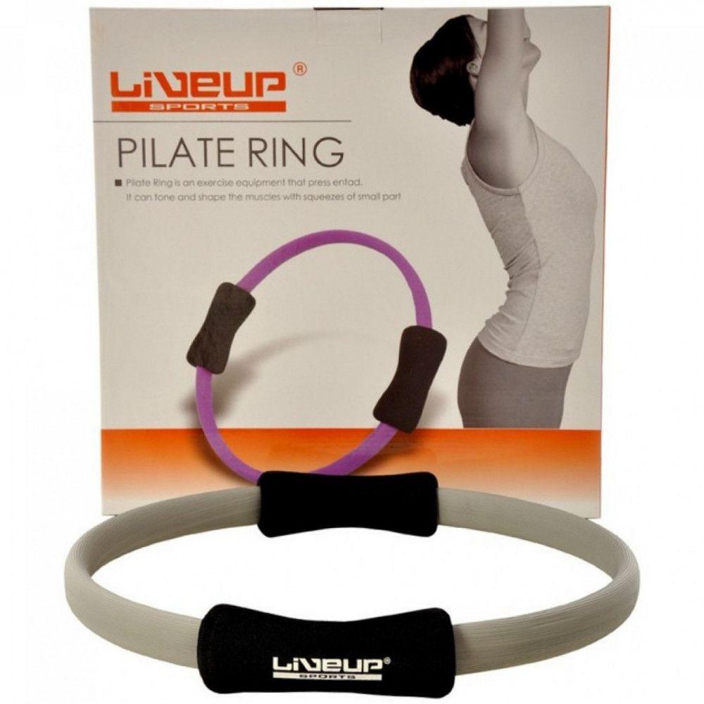 Arco Cinza Anel Flexivel para Pilates Circulo Magico Flex Ring Liveup