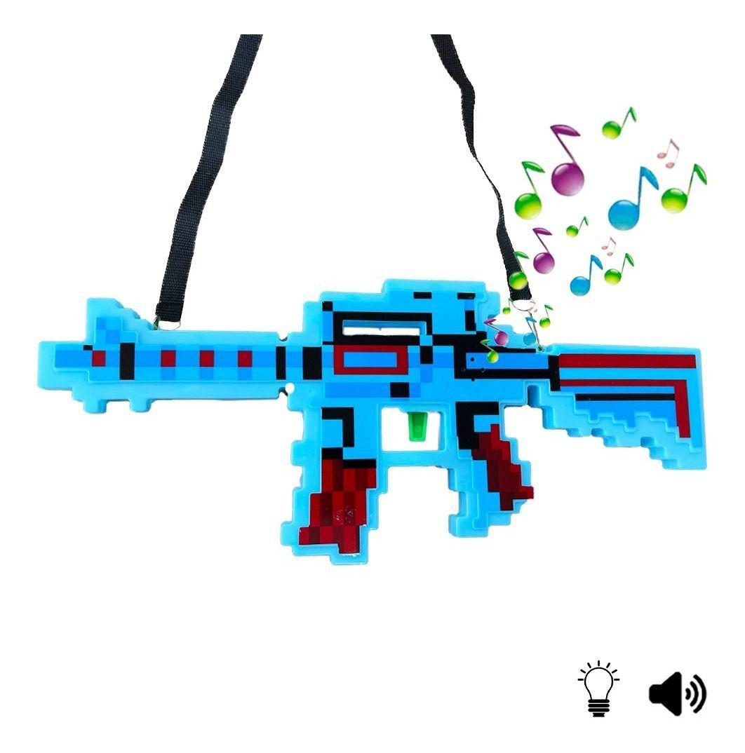 Espadinha do Minecraft com Som Luz e Sensor de Movimento - M&J