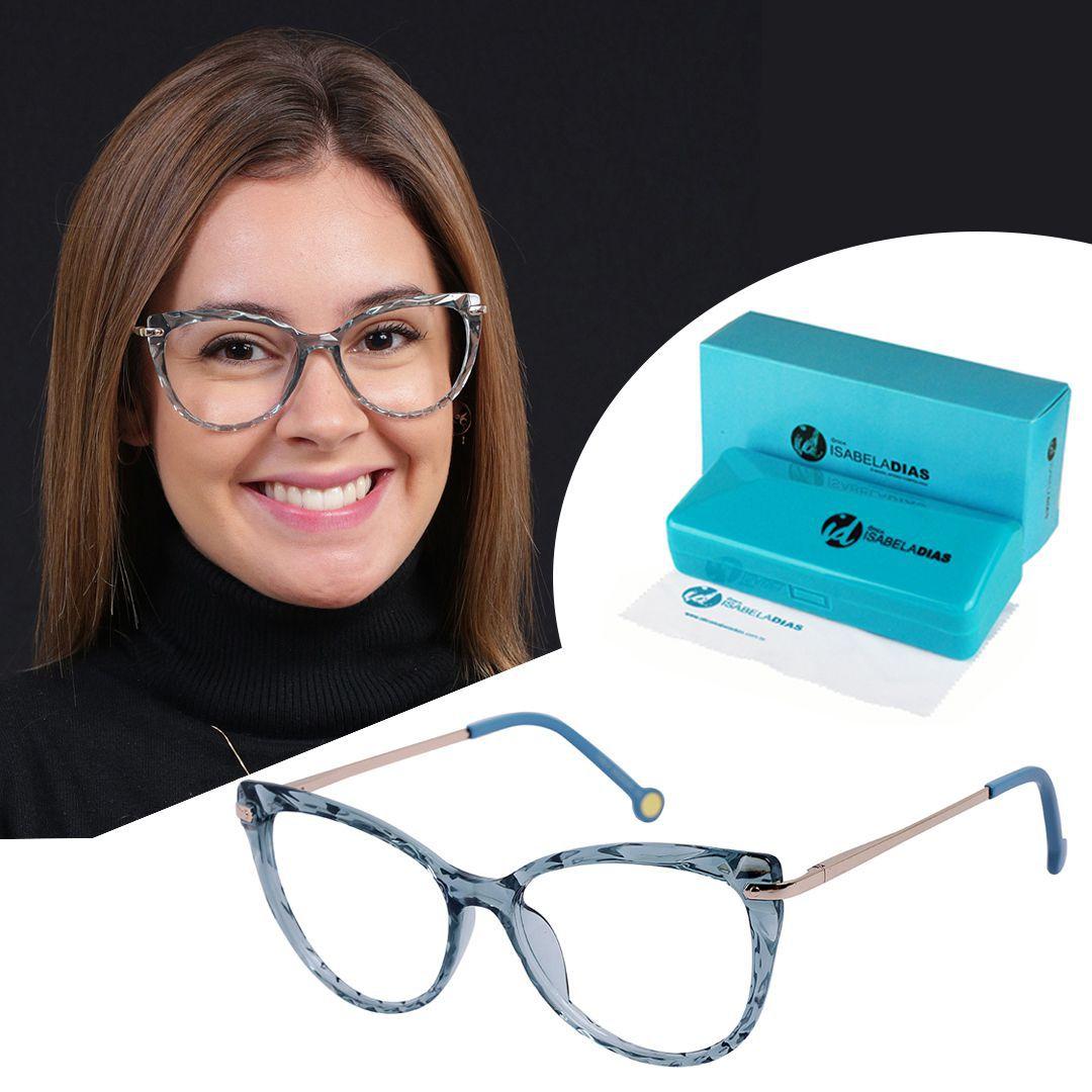 óculos azul transparente Clearance