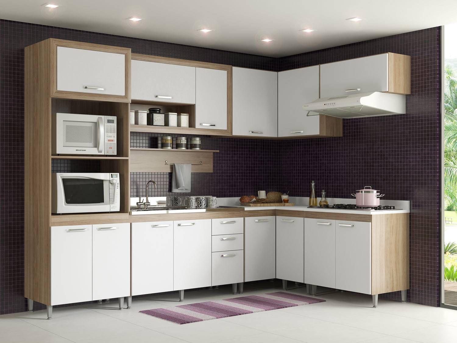 Armário de Cozinha Aéreo Toscana 2 Portas - Multimóveis - Armário de