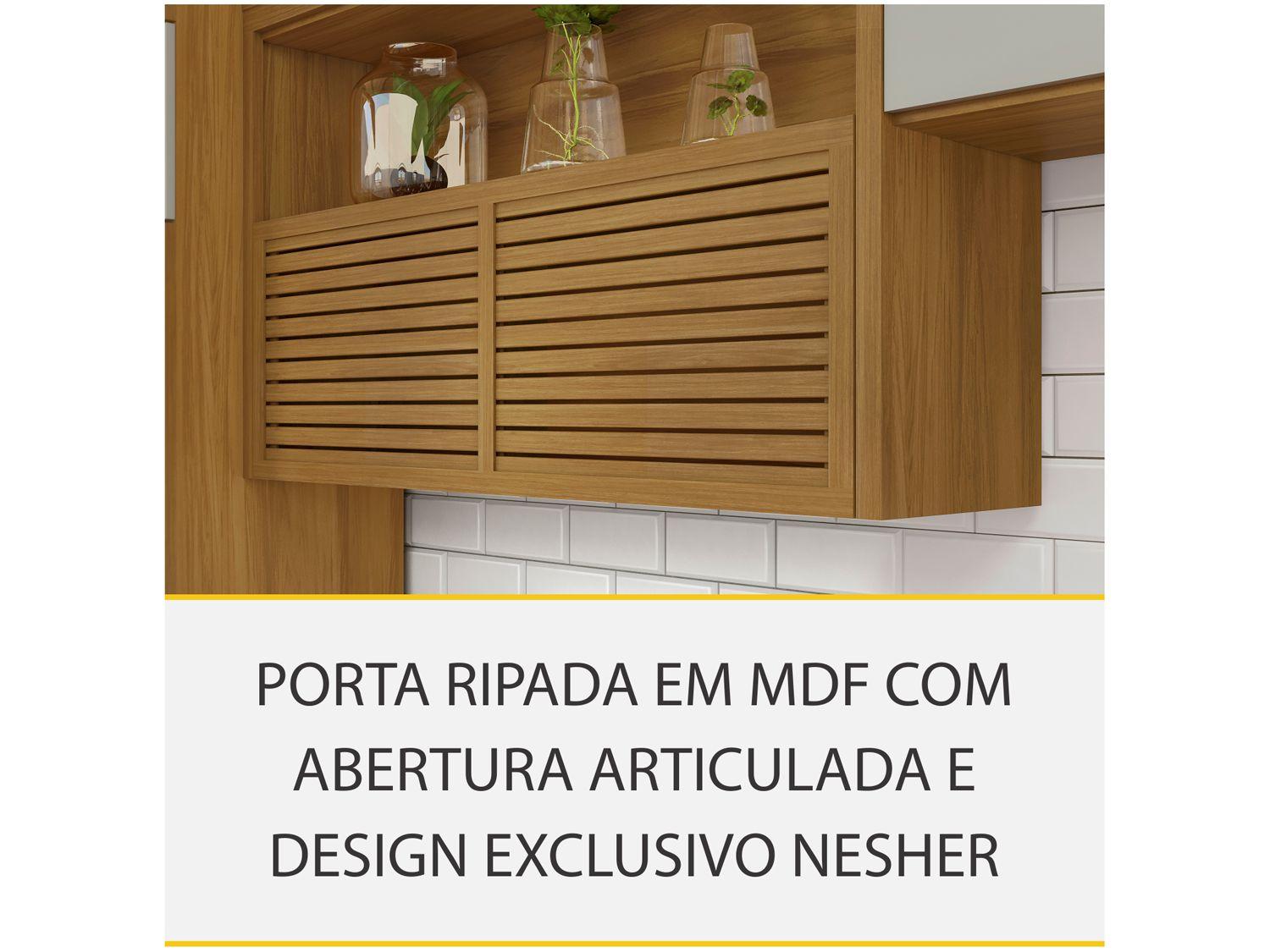 Armário de Cozinha Compacta Nesher Realeza Nicho para