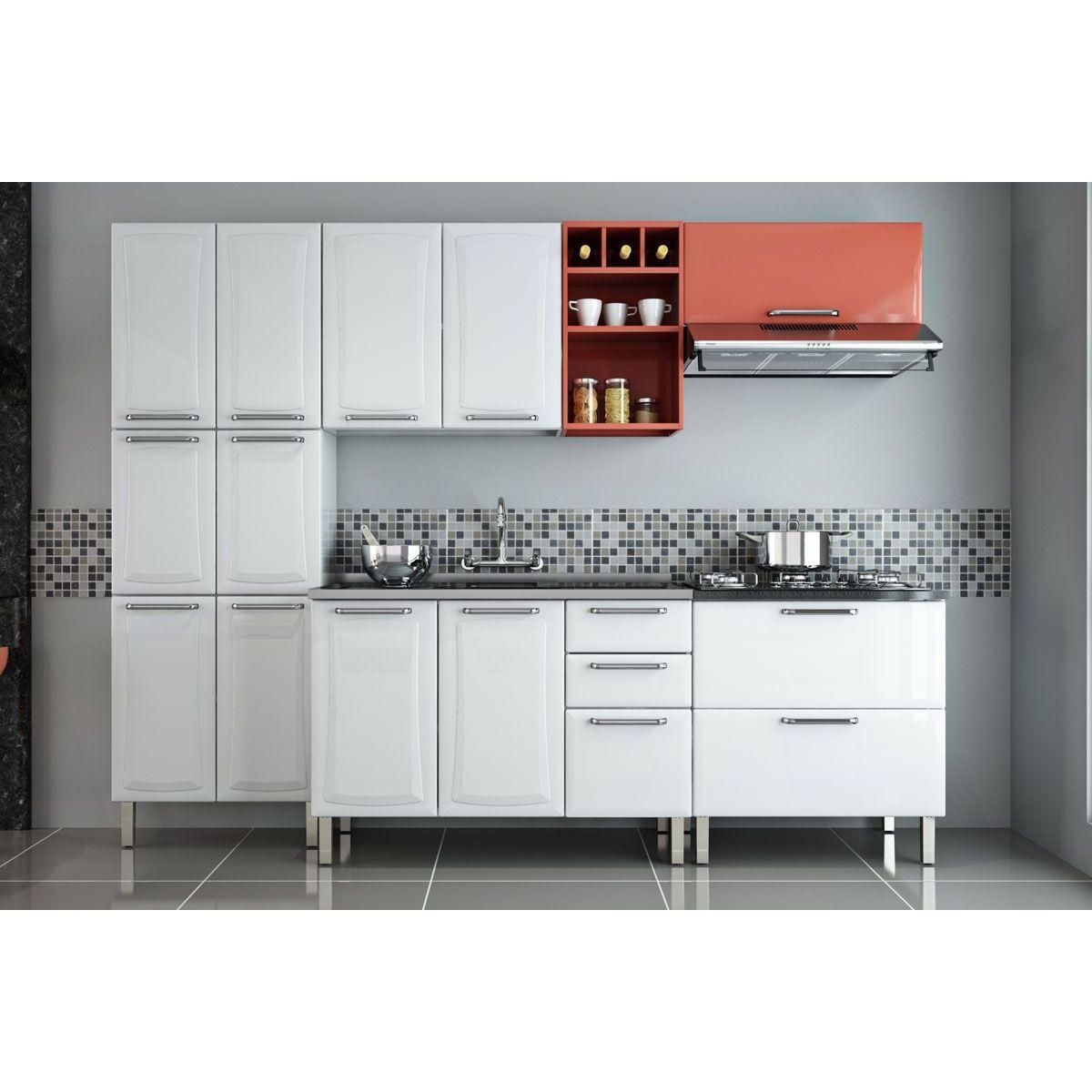 Armário Itatiaia Aéreo Tarsila IPH-80 Aço Branco - Armário de Cozinha ...