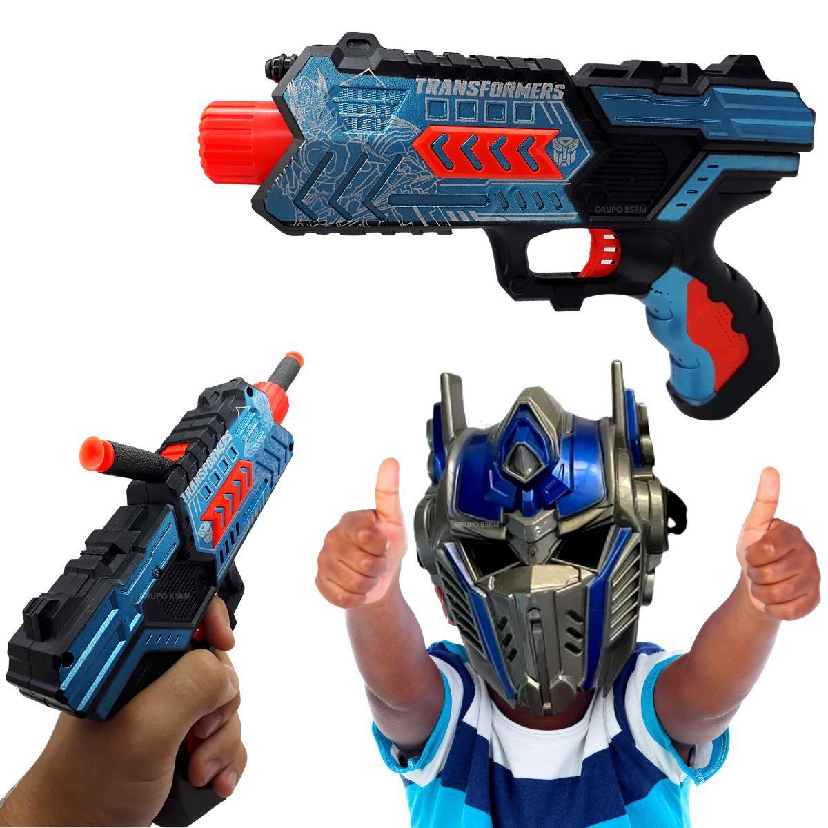 Arminha Tipo Nerf Pistola 6 Dardos Tiro Ao Alvo Brinquedos