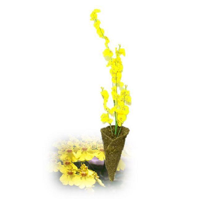 Arranjo de Orquídea Oncidium Chuva de Ouro Artificial - Concise Fashion  Style - Flor e Planta Artificial - Magazine Luiza