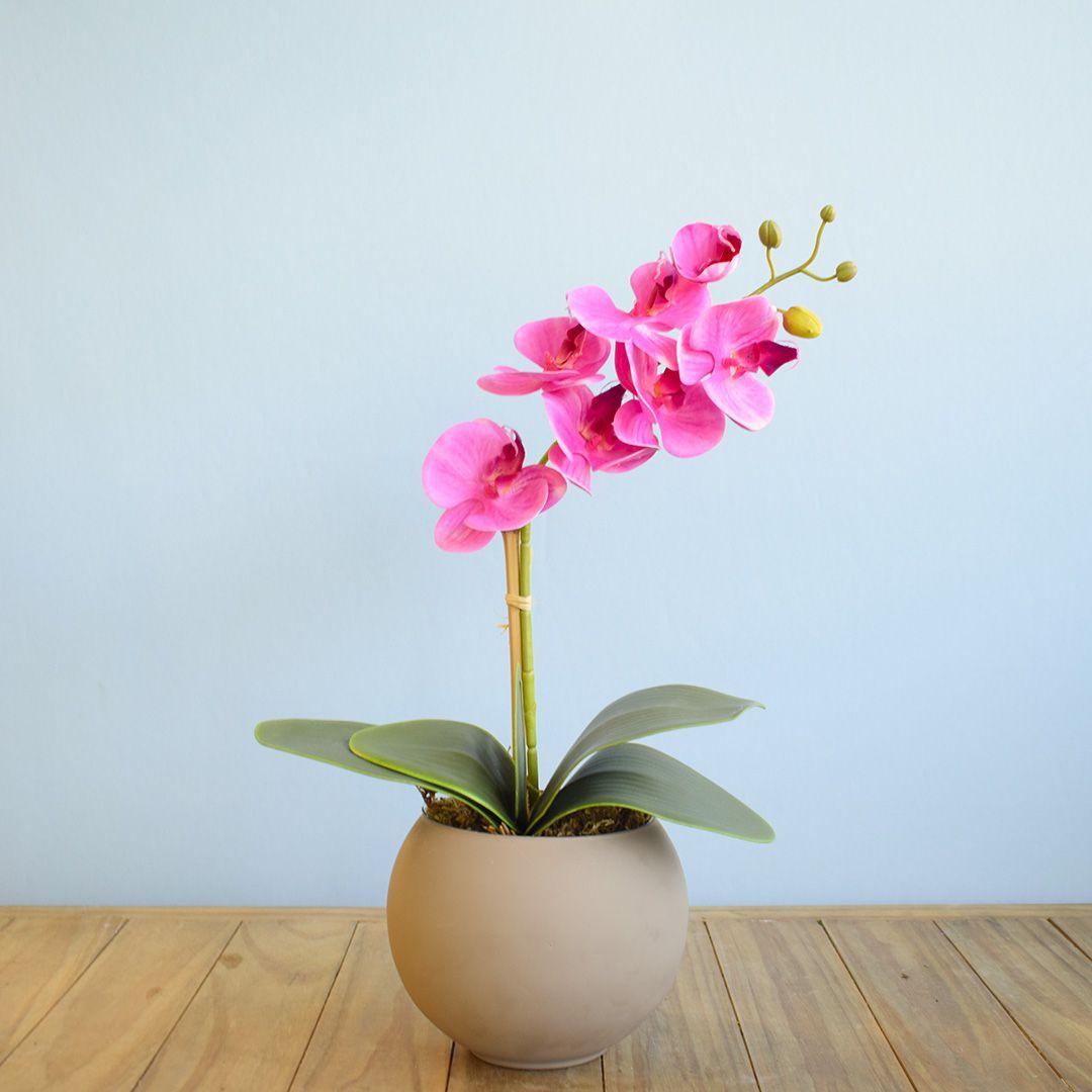 Arranjo de Orquídea Pink Artificial no Vaso Fendi Formosinha - Flores de  Natal - Magazine Luiza