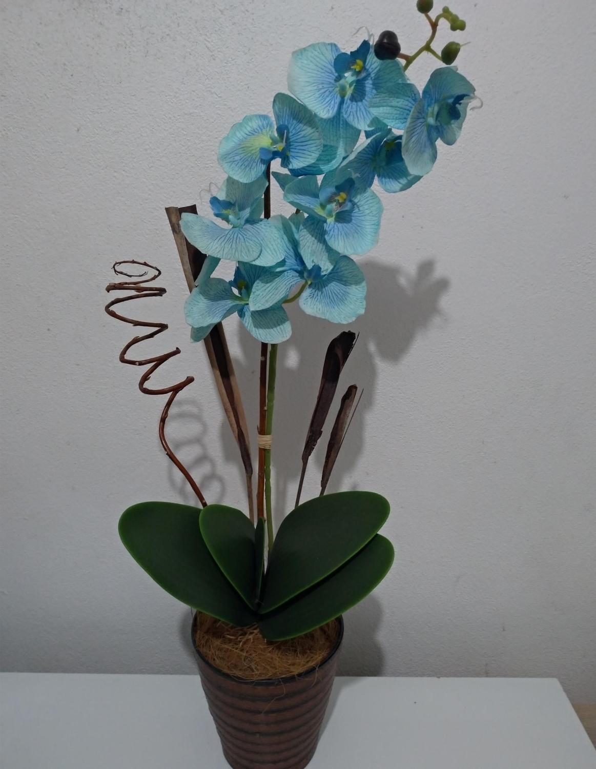 Arranjo Grande de Orquídea Tiffany Montada no Vaso - Divina Flor - Flores  Artificiais - Magazine Luiza