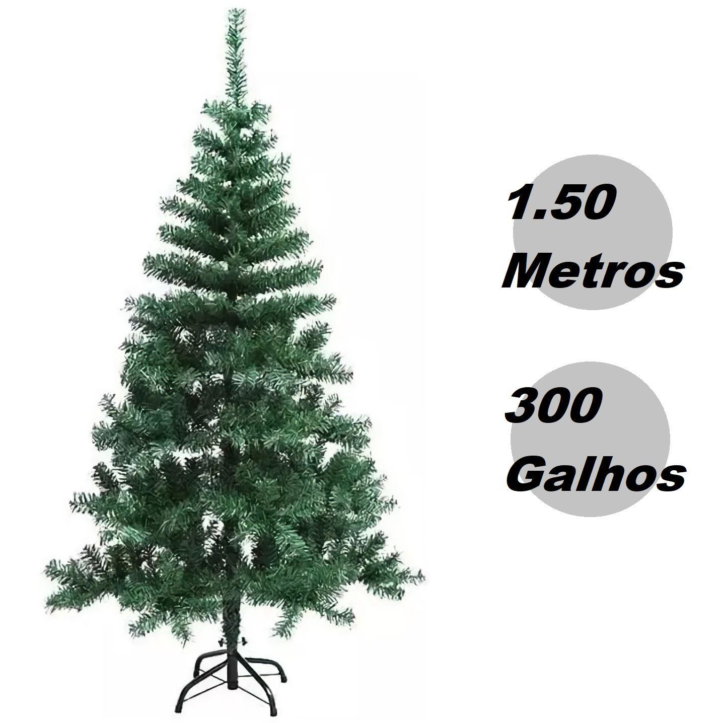 Arvore de Natal  Metros 300 Galhos Pé de Ferro Cheia - Master Rio - Árvore  de Natal - Magazine Luiza