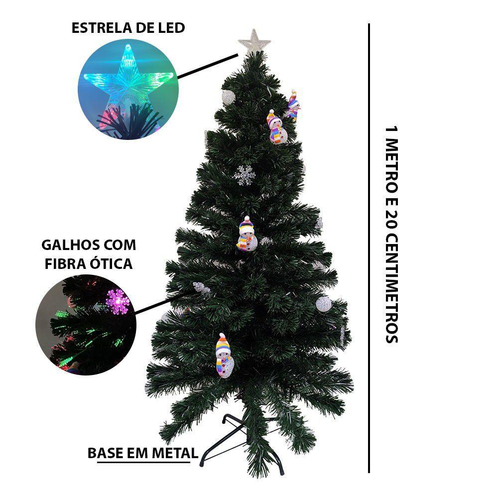 Arvore de Natal 1 metro 20cm Fibra Ótica Natalino Decoração Estrela Led Colorido 125 Galhos - Leva pro pet - Árvore de Natal - Magazine Luiza Arvore de Natal 1 metro 20cm Fibra Ótica Natalino Decoração Estrela Led Colorido 125 Galhos - Leva pro pet - Árvore de Natal - Magazine Luiza