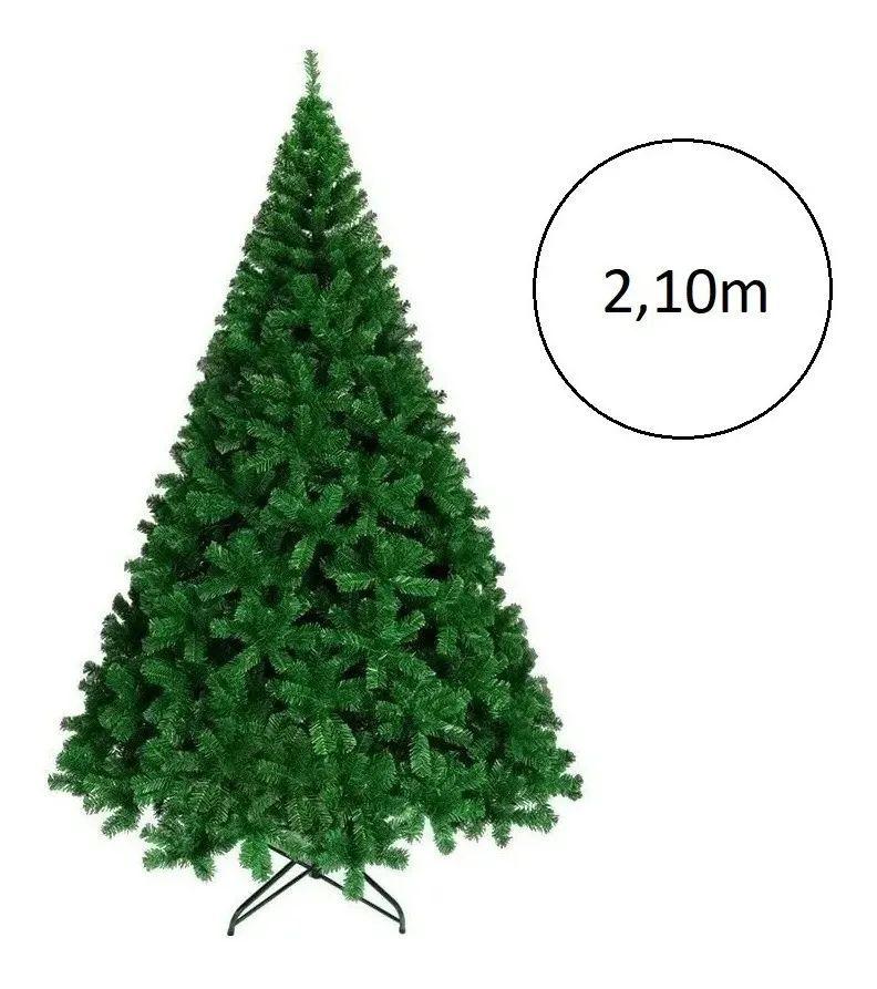 Árvore De Natal Cor Verde Gigante Modelo Luxo Dinamarquês 2,10m 956 Galhos  A0721H - Chibrali - Árvore de Natal - Magazine Luiza