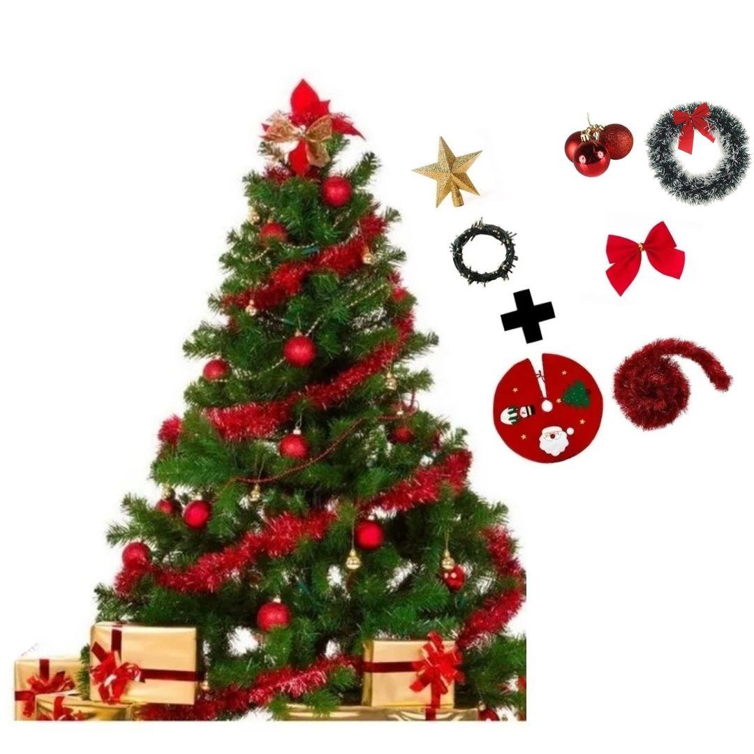 Árvore De Natal Decorada 2,10 Cm 450 Galhos Com 7 Itens | Magalu Empresas |  B2B e compras com CNPJ
