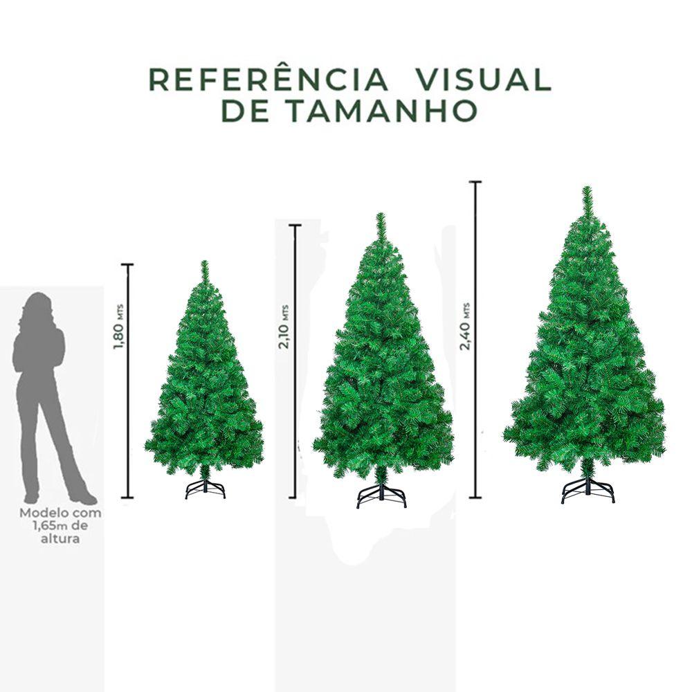 Árvore De Natal Dinamarca Verde 150cm 345 Galhos Magizi - YANGZI - Árvore  de Natal - Magazine Luiza