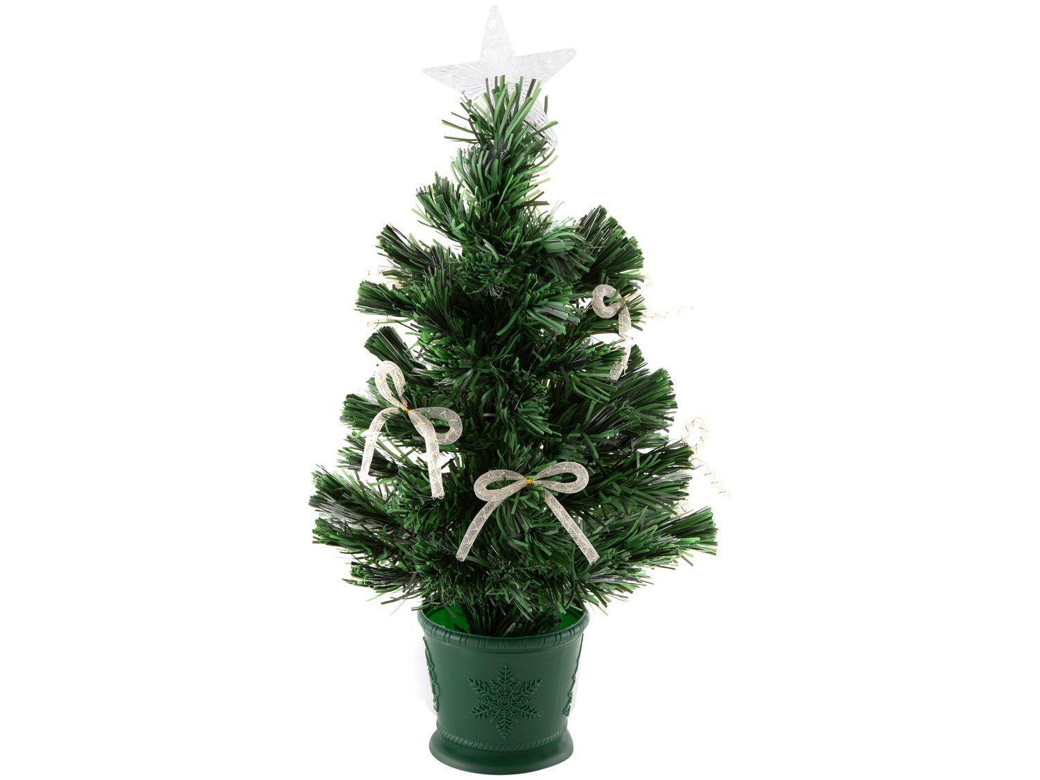 Árvore de Natal Fibra Ótica 60cm com Luzes