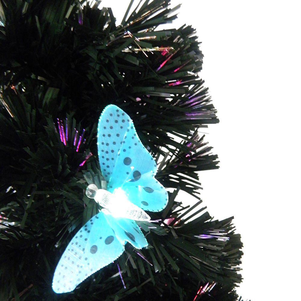 Arvore de Natal Fibra Otica LED Borboletas Natalino  M 126 Galhos - Ab  Midia - Árvore de Natal - Magazine Luiza