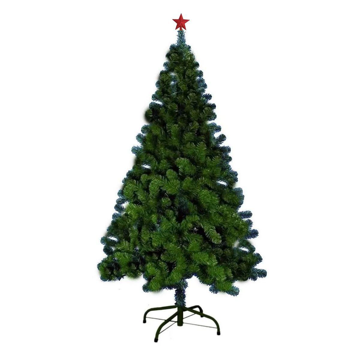 Árvore De Natal Gigante Verde 800 Galhos 2,10m Decoração Com Ponteira -  Master - Árvore de Natal - Magazine Luiza