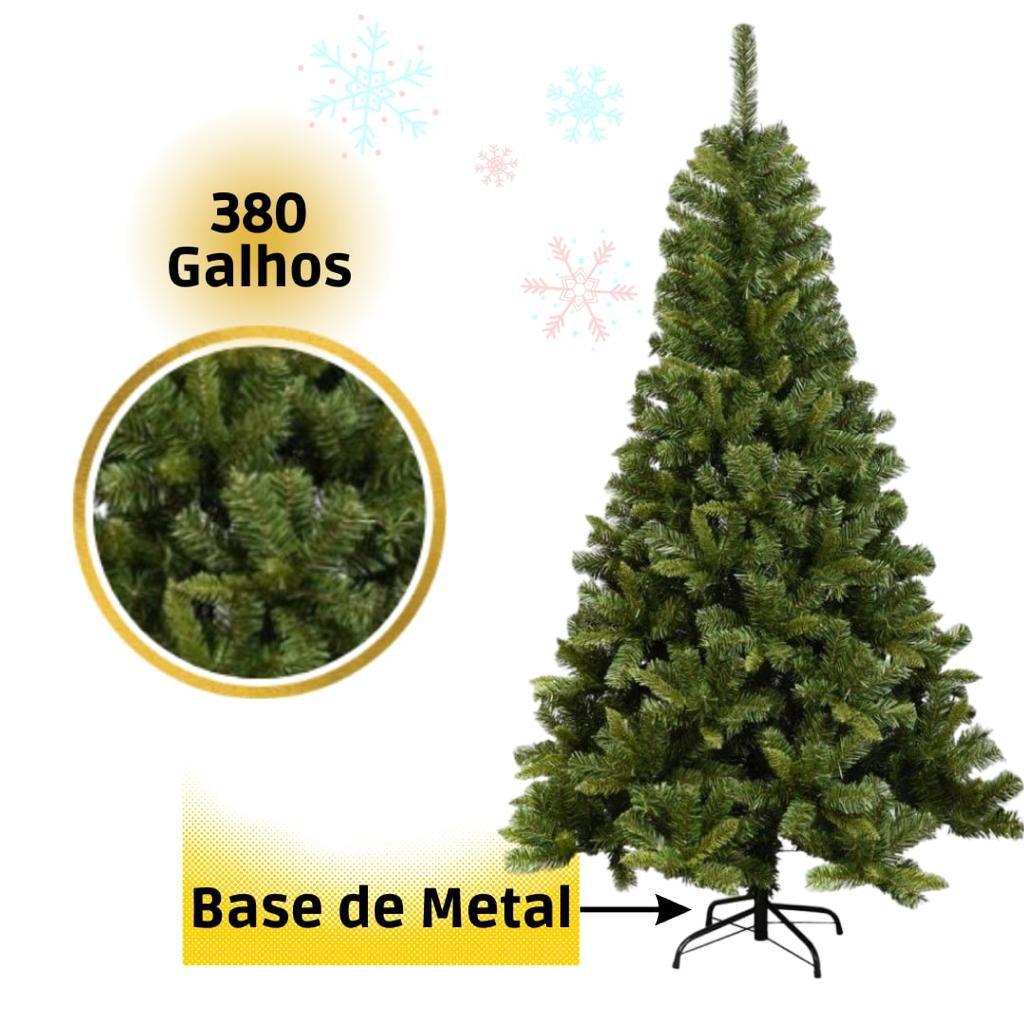 Arvore De Natal Grande 1,50m 380 Galhos Pé De Metal - Wincy - Natal - Árvore  de Natal - Magazine Luiza