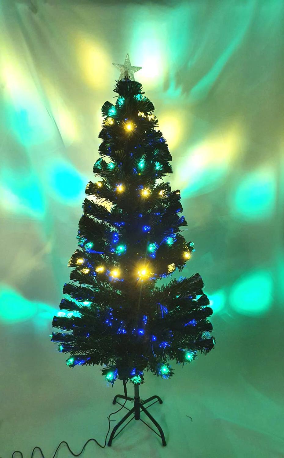 Árvore de Natal LED Fibra Ótica Colorida 150Cm Luzes Bivolt | Magalu  Empresas | B2B e compras com CNPJ