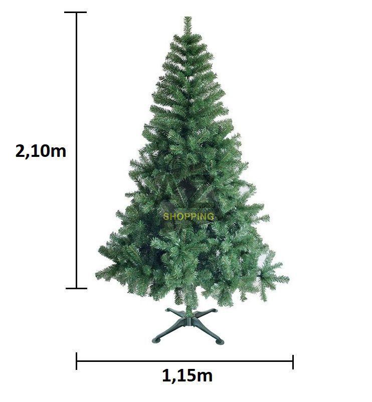 Árvore de natal verde pinheiro canadense 2,10m 600 galhos - Cim Toys - Árvore  de Natal - Magazine Luiza