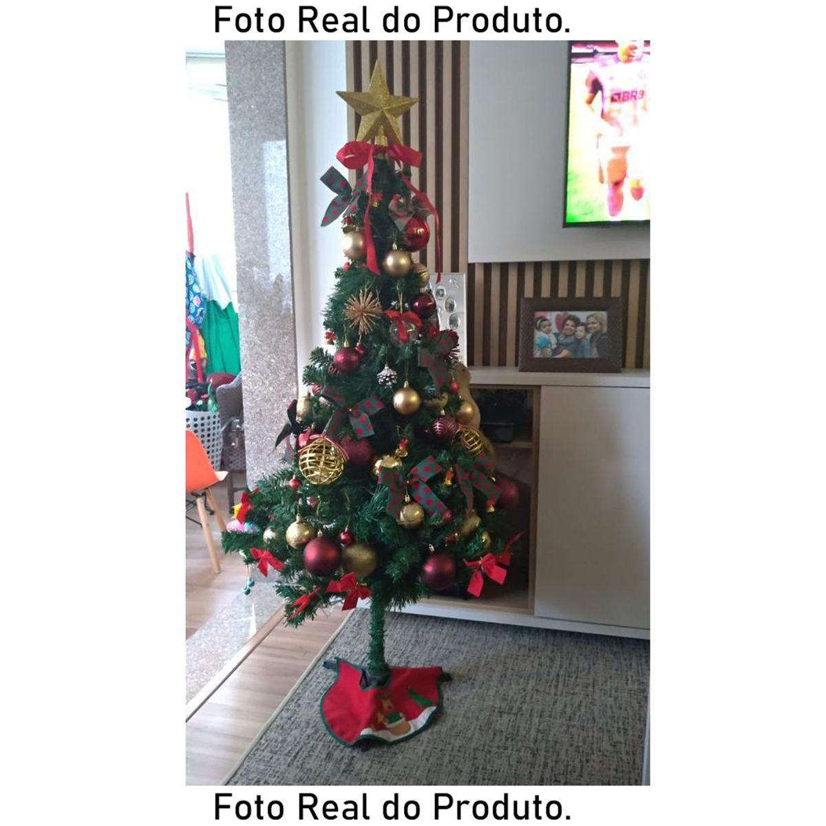 Árvore Natal Pinheiro 1 metro e 50 cm Tradicional 220 Galhos - Nodeck -  Árvore de Natal - Magazine Luiza