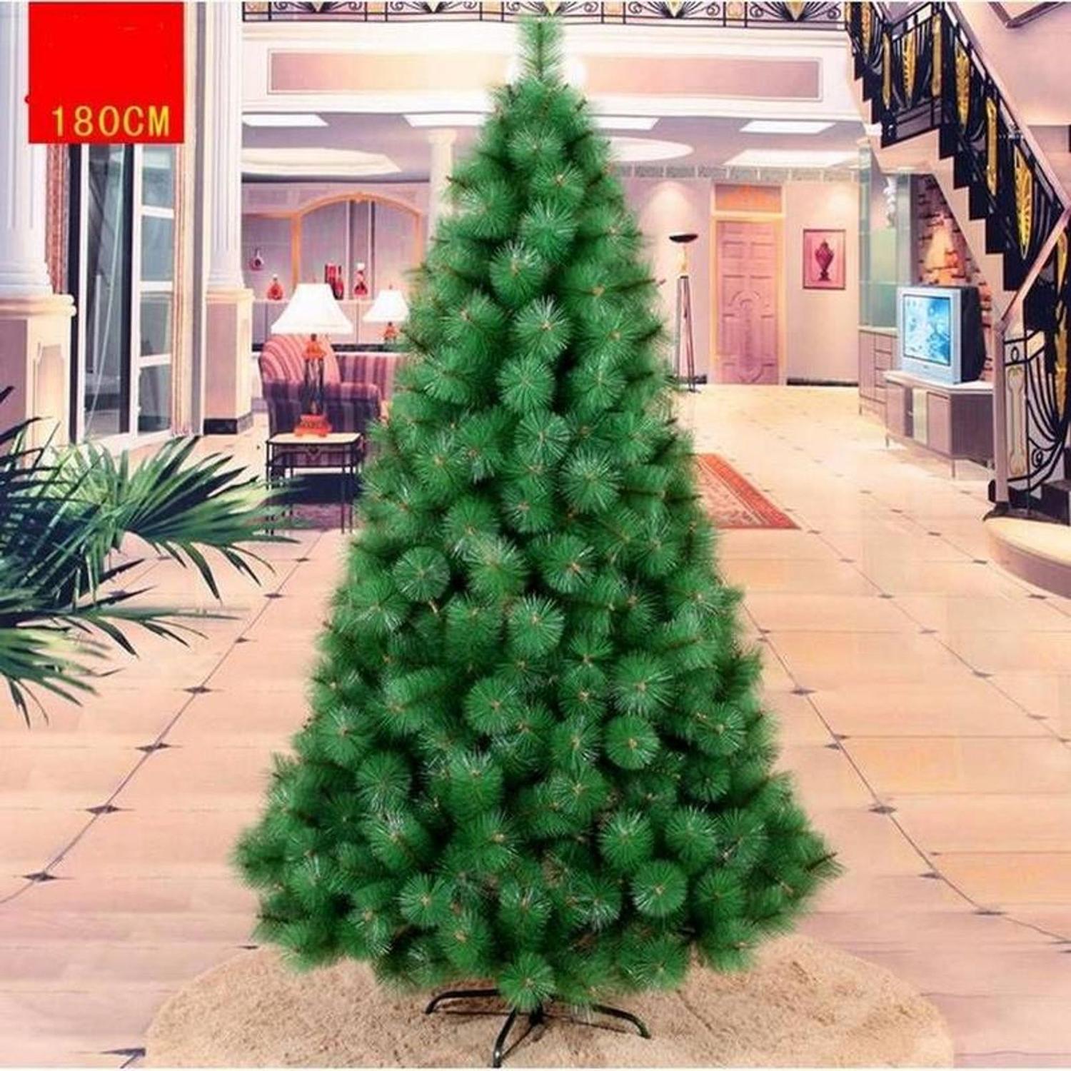 Arvore natal pinheiro luxo 1 80m c 420 galhos