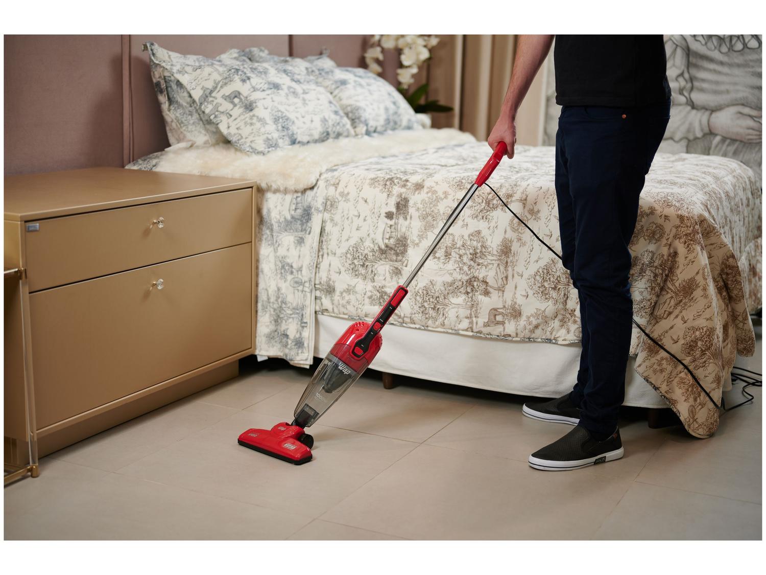 Aspirador de Pó 2 em 1 Wap 1000W Clean Speed Vermelho e Preto