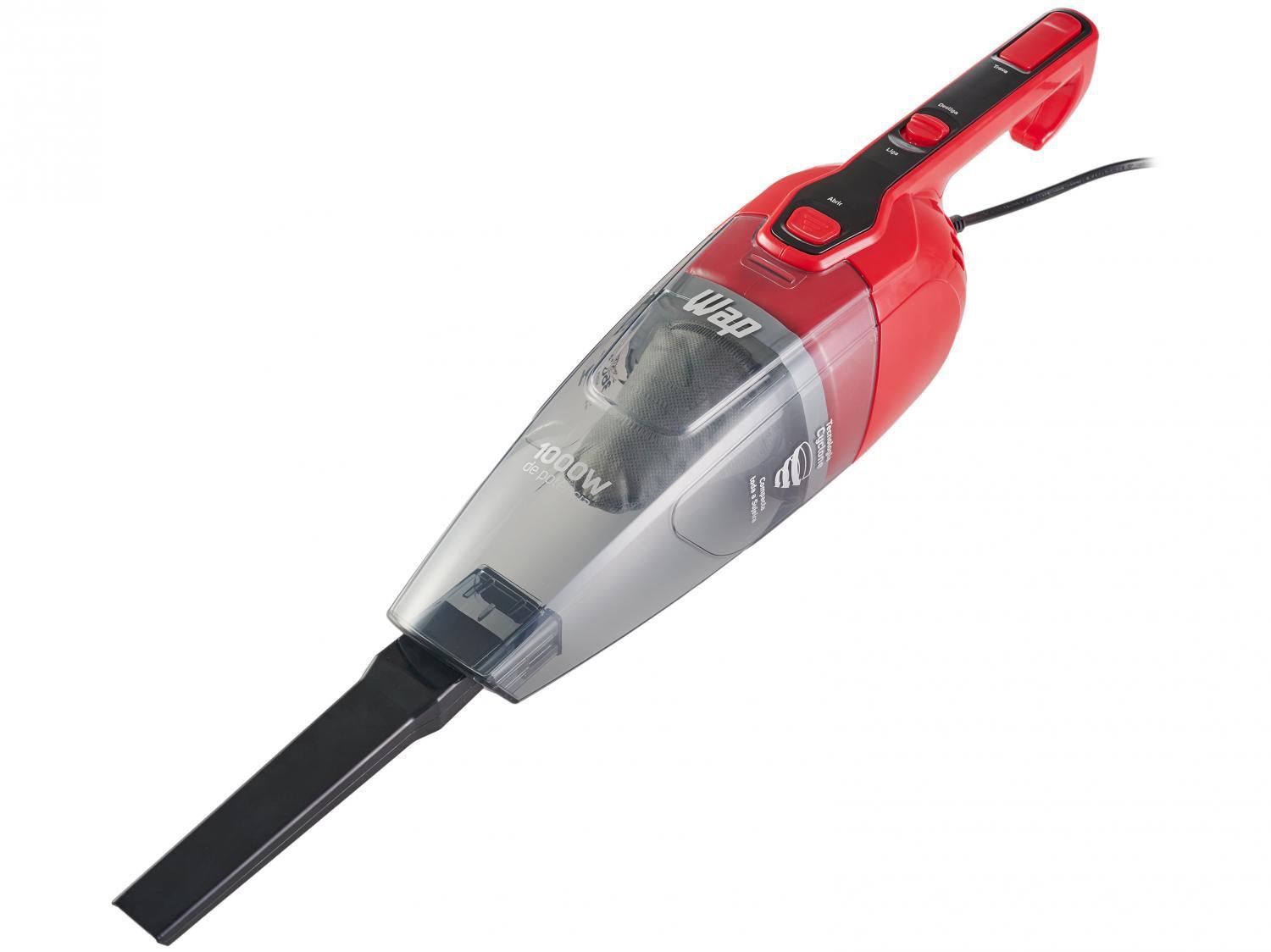 Aspirador de Pó 2 em 1 Wap 1000W Clean Speed Vermelho e Preto