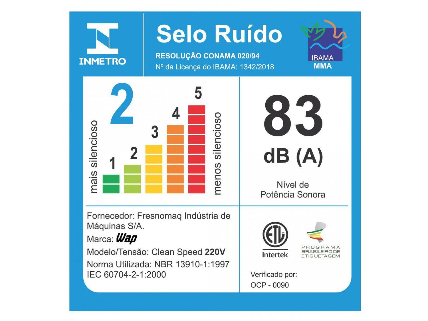 Aspirador de Pó 2 em 1 Wap 1000W Clean Speed Vermelho e Preto