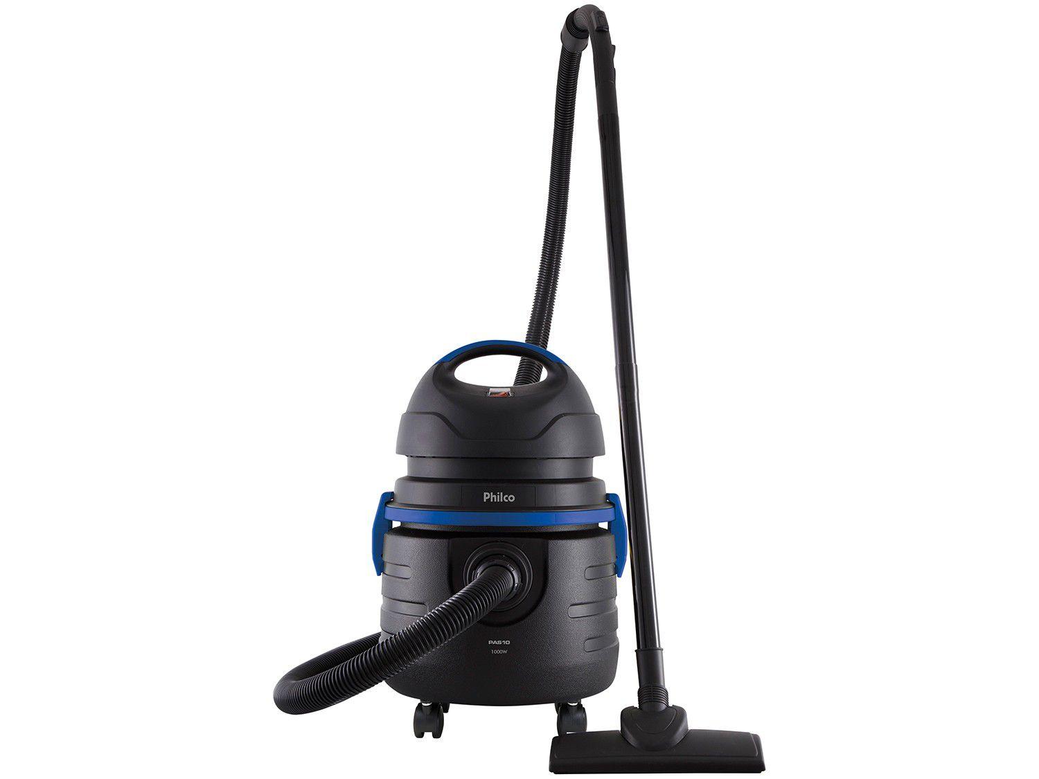 Aspirador de Pó e Água Philco 1000W Pas10 Preto e Azul