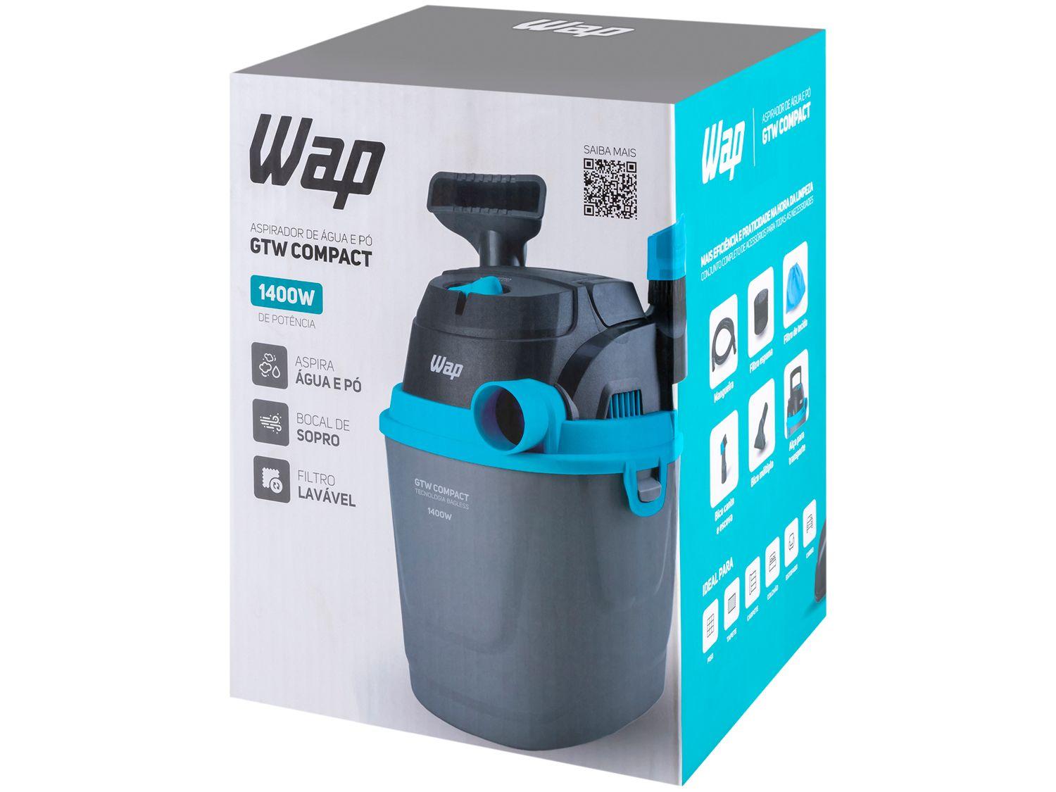 Aspirador de Pó e Água WAP 1400W GTW Compact