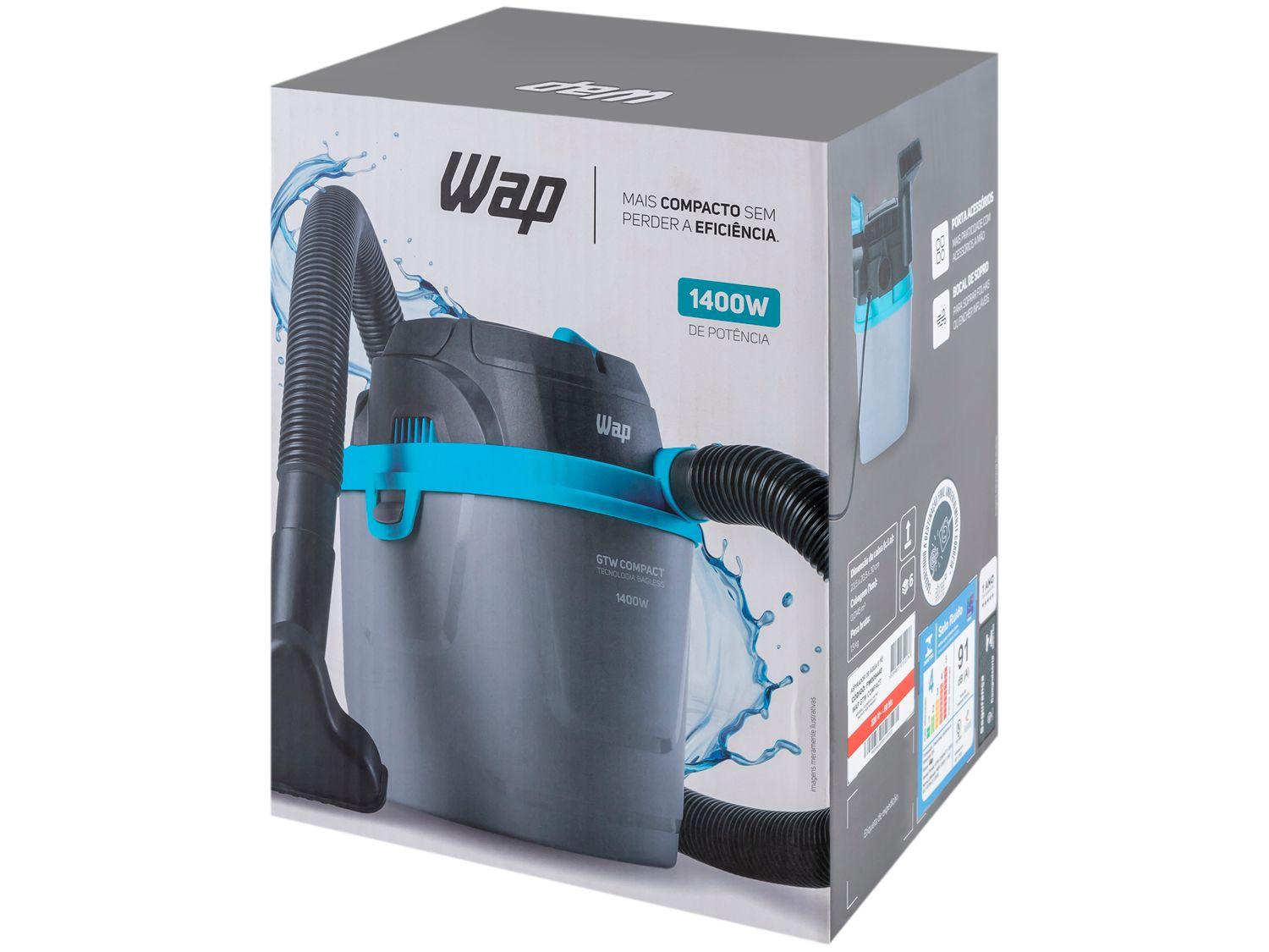 Aspirador de Pó e Água WAP 1400W GTW Compact