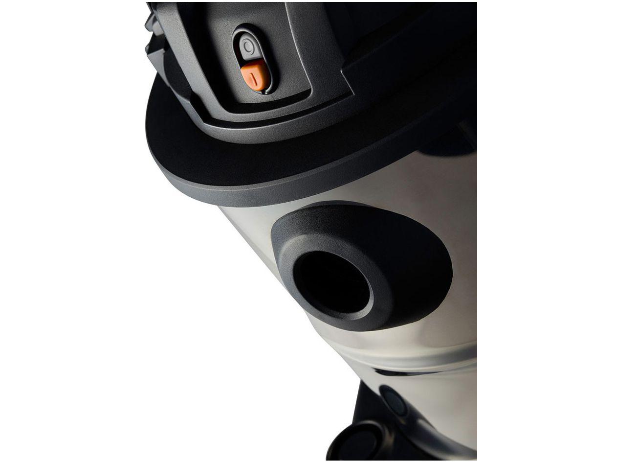 Aspirador de Pó e Água Wap GTW Inox 20 com Porta Acessórios 1600W Inox e Preto