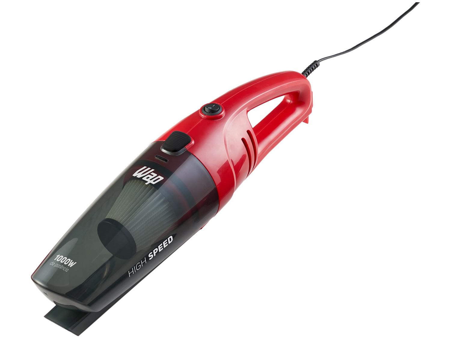 Aspirador de Pó Portátil e Vertical Wap Filtro HEPA 1000W High Speed Vermelho e Preto
