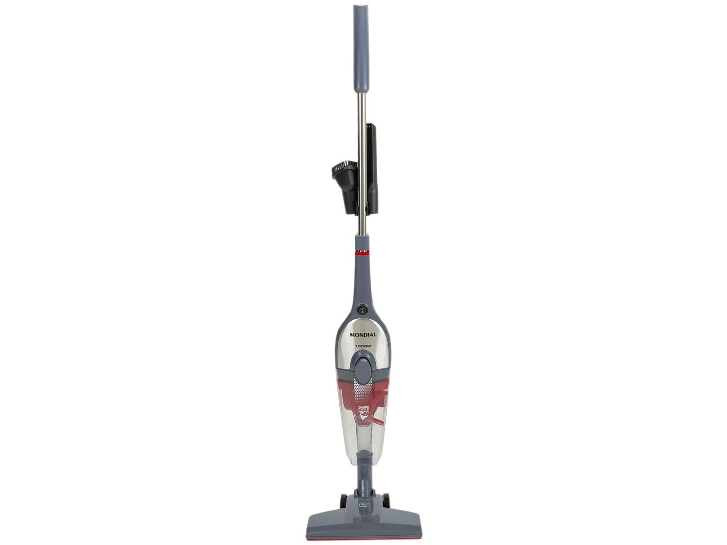 Aspirador de Pó Portátil Vertical Mondial com Filtro HEPA 1550W Turbo Cycle AP-41-GI Cinza
