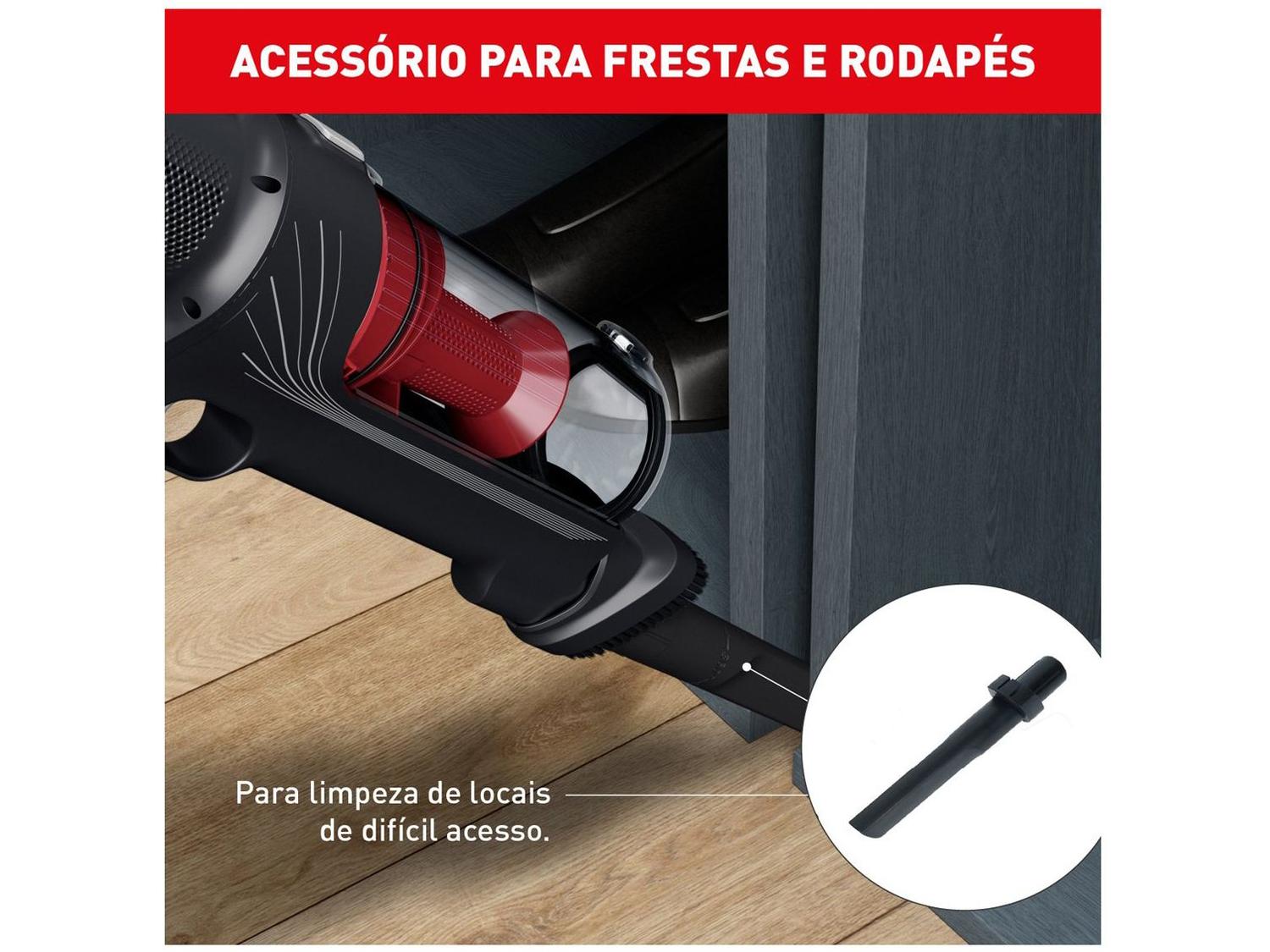 Aspirador de Pó Vertical e Portátil Arno sem Fio a Bateria 140W X-Pert RH6A