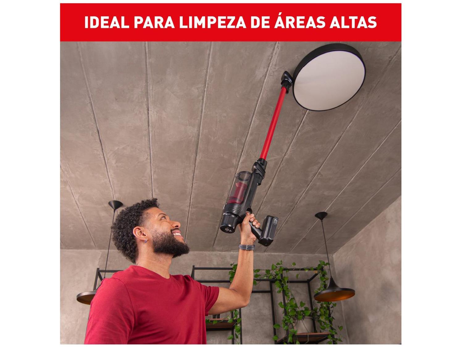Aspirador de Pó Vertical e Portátil Arno sem Fio a Bateria 140W X-Pert RH6A