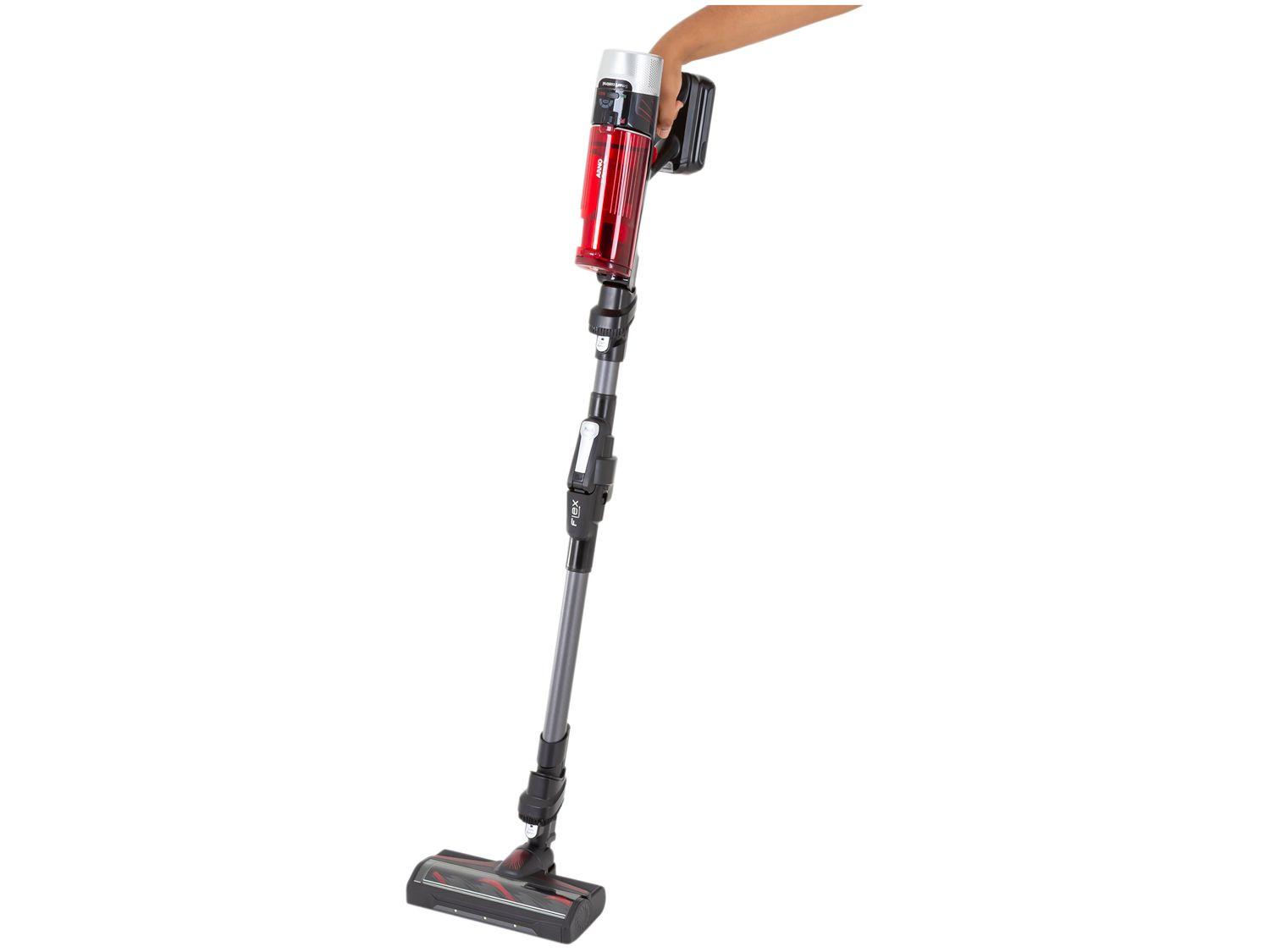 Aspirador de Pó Vertical e Portátil Arno sem Fio a Bateria 250W X-Force Flex 9.60 RH20 Vermelho