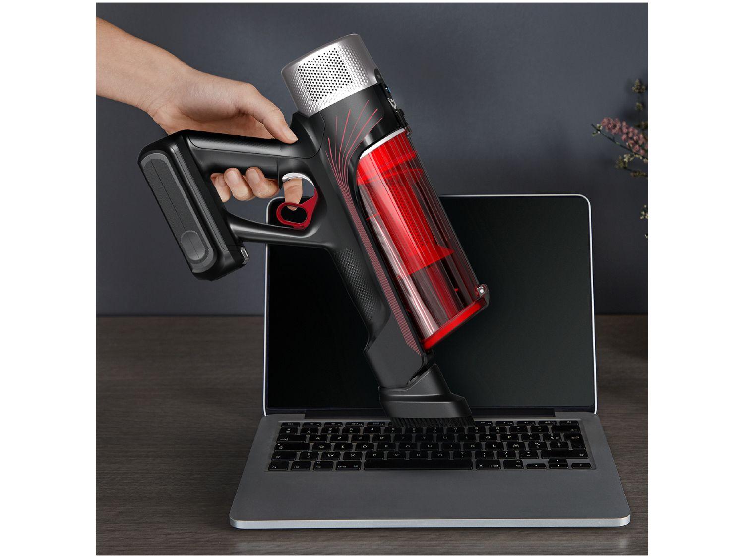 Aspirador de Pó Vertical e Portátil Arno sem Fio a Bateria 250W X-Force Flex 9.60 RH20 Vermelho