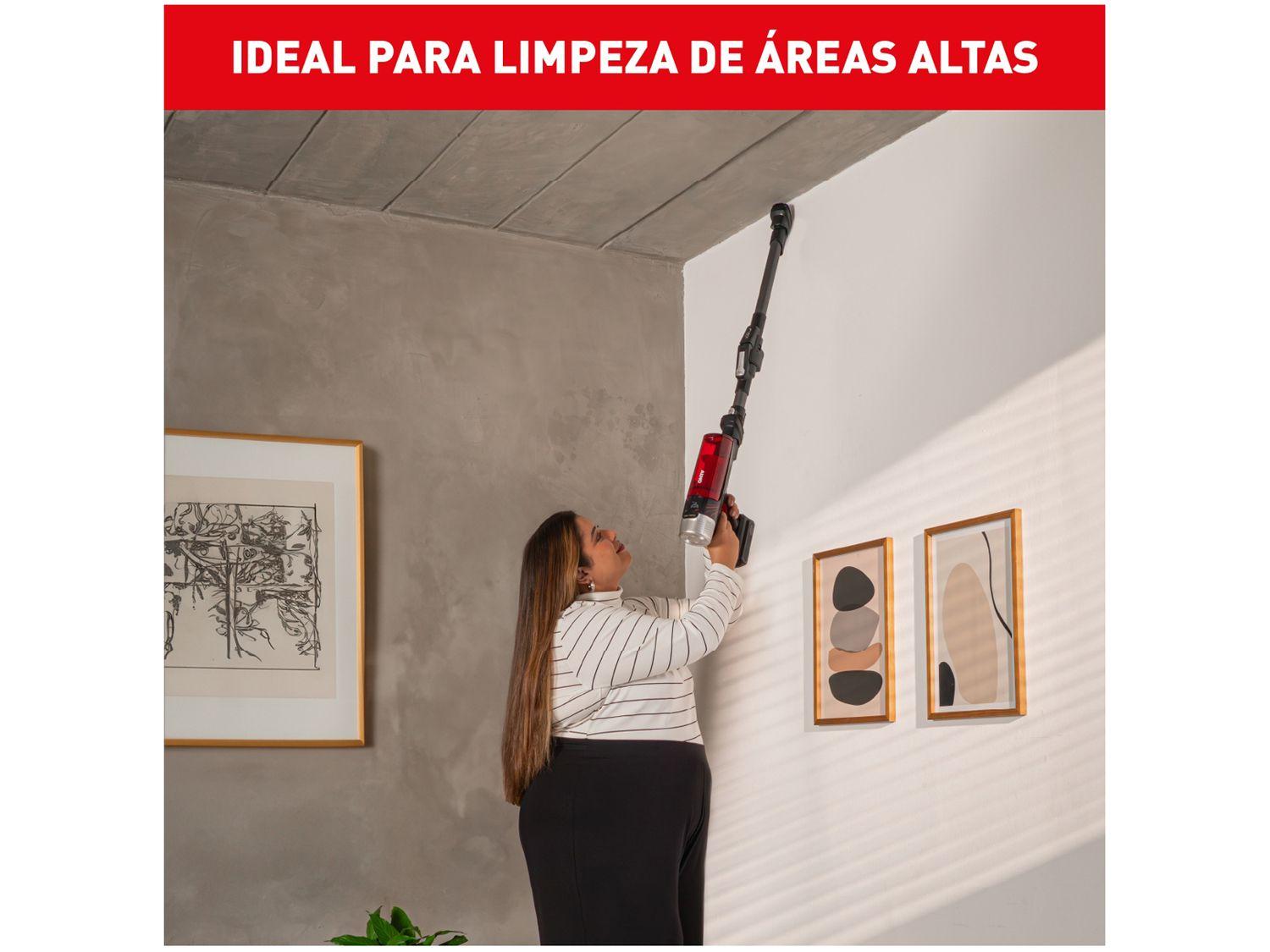 Aspirador de Pó Vertical e Portátil Arno sem Fio a Bateria 250W X-Force Flex 9.60 RH20 Vermelho