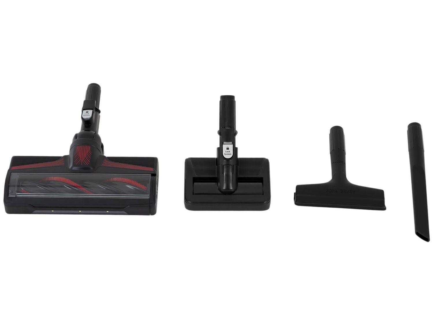 Aspirador de Pó Vertical e Portátil Arno sem Fio a Bateria 250W X-Force Flex 9.60 RH20 Vermelho