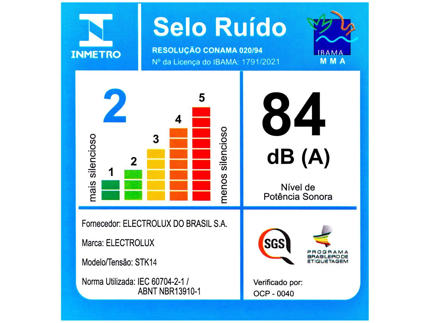 Aspirador de Pó Vertical e Portátil Electrolux Filtro HEPA 1450W Plus STK14 Denim Blue