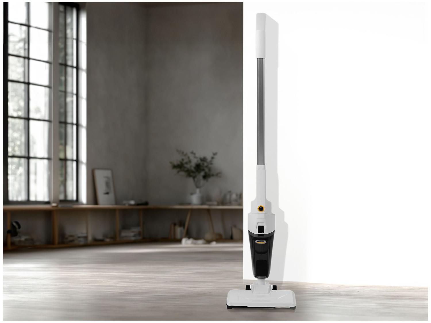 Aspirador de Pó Vertical Karcher Stick 2 em 1 com Filtro HEPA 1000W Branco