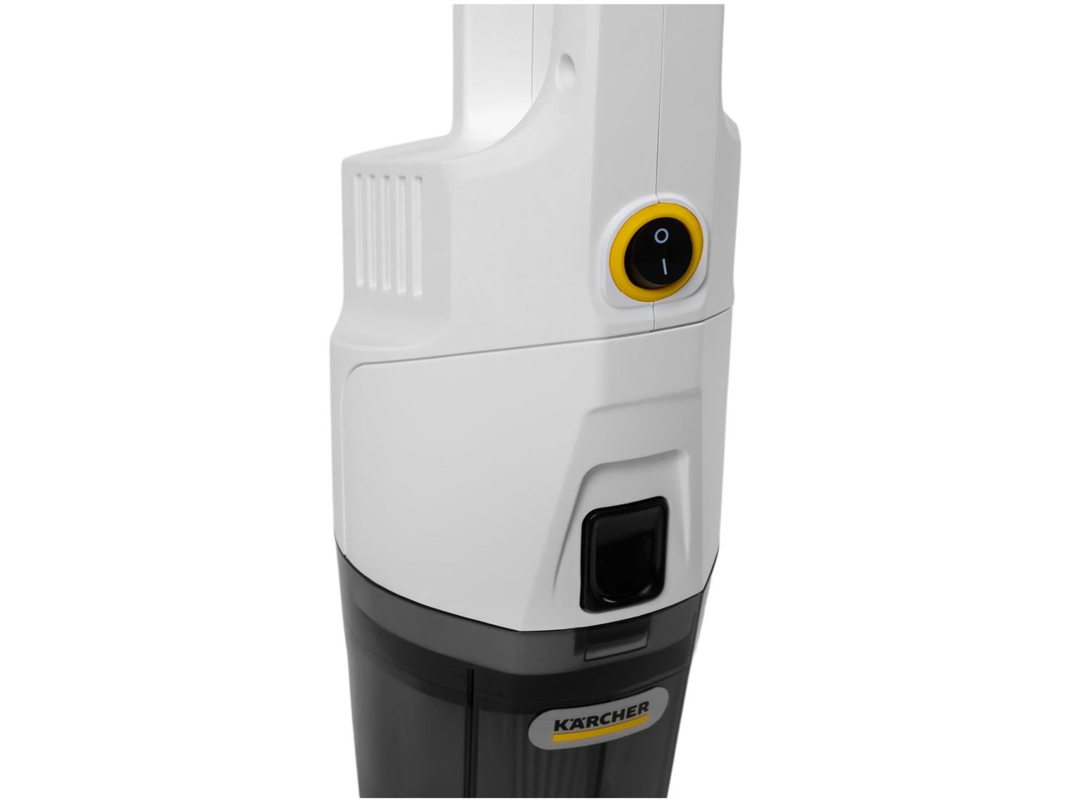 Aspirador de Pó Vertical Karcher Stick 2 em 1 com Filtro HEPA 1000W Branco