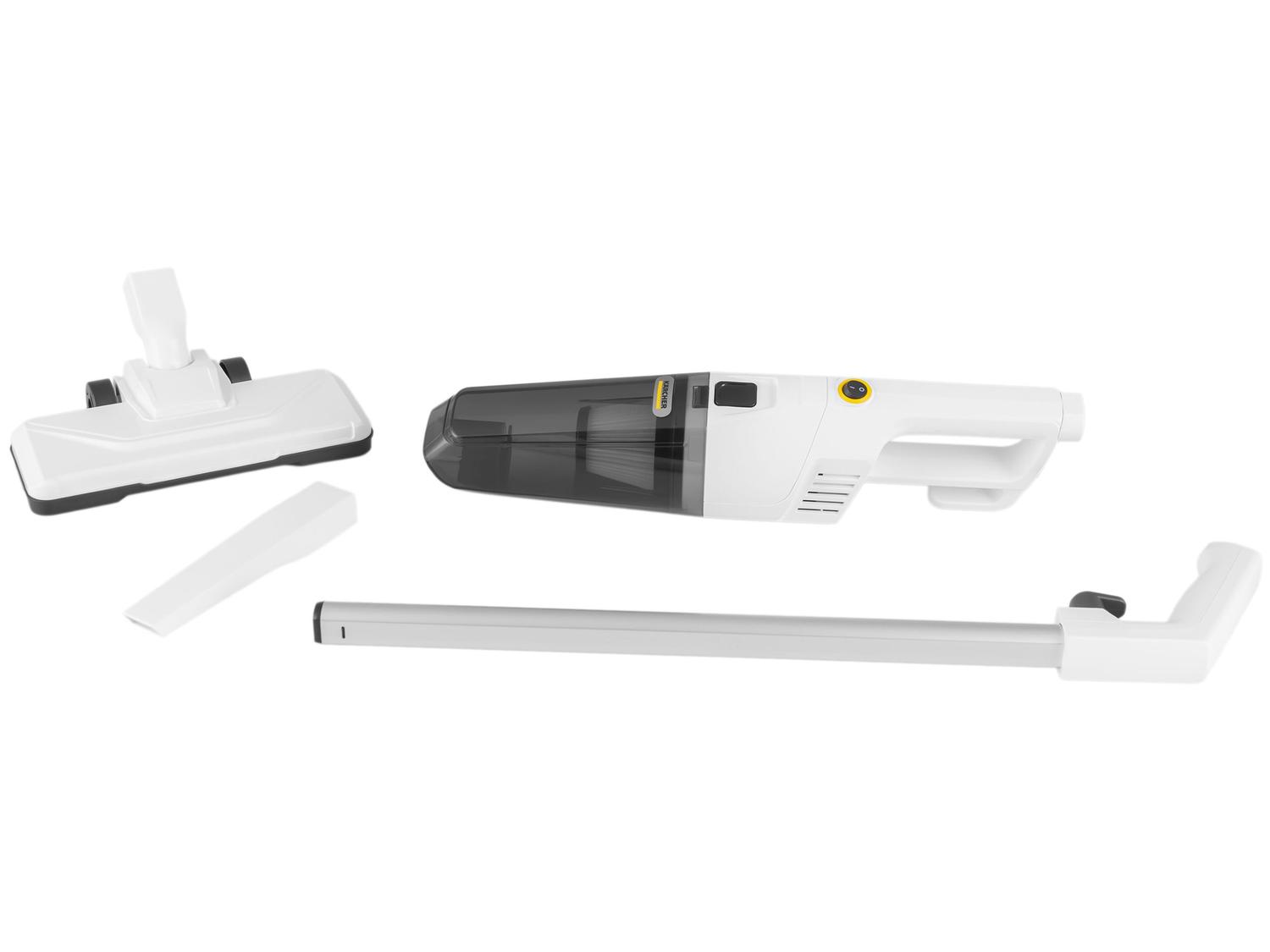 Aspirador de Pó Vertical Karcher Stick 2 em 1 com Filtro HEPA 1000W Branco
