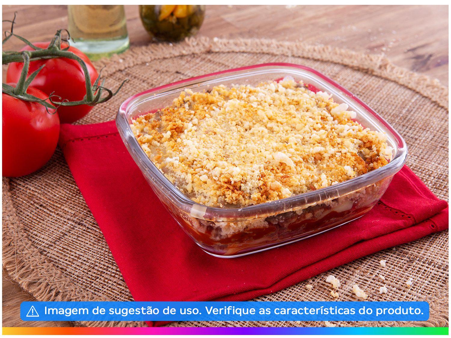Assadeira de Vidro Quadrada Nadir - 61110200802863 - Formas e Assadeiras - Magazine Cbeneficio