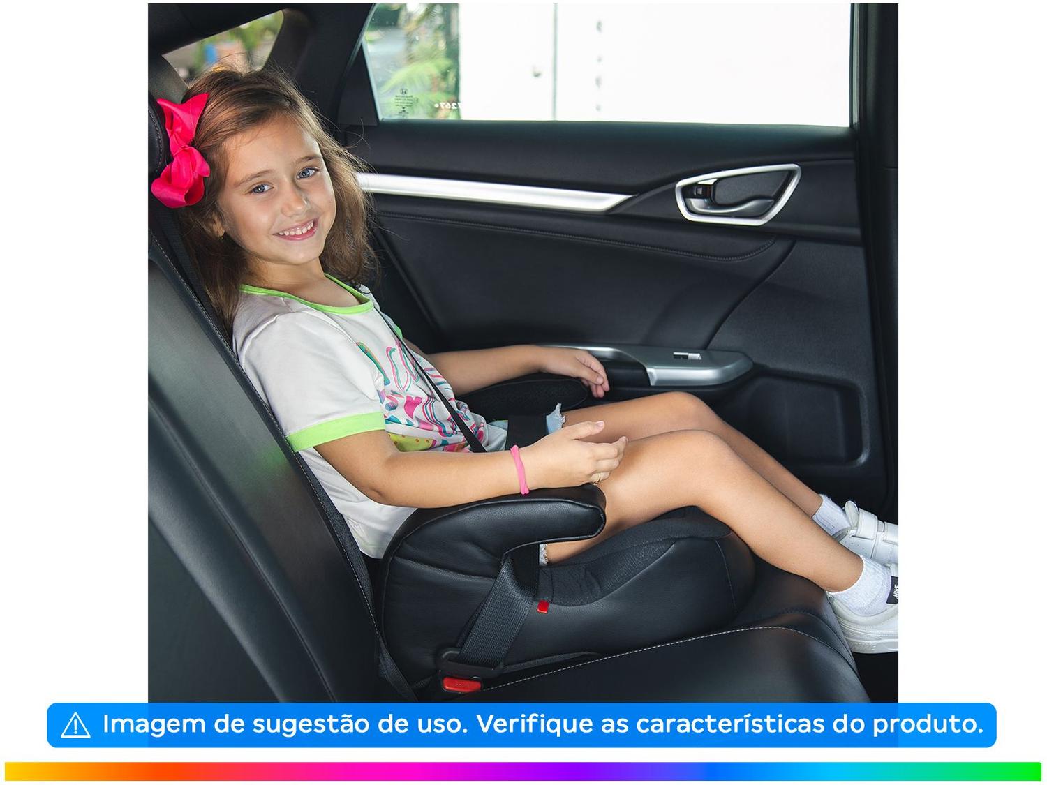 Assento de Elevação Safety 1st Booster TrackFix com Base Isofix até 36kg Preto