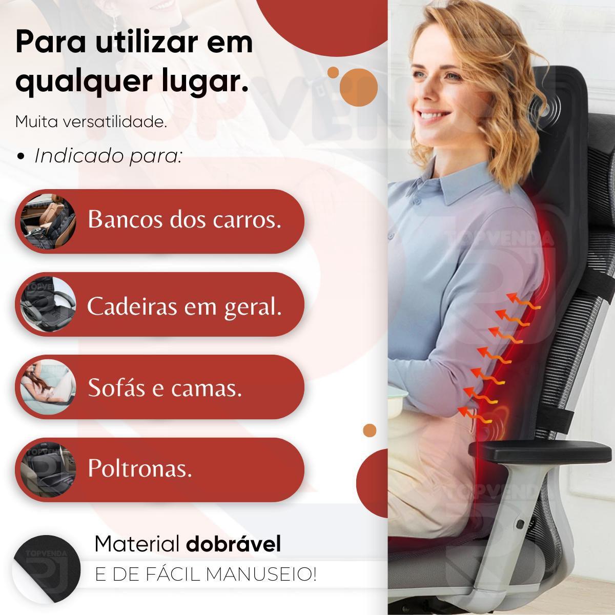Imagem de Assento E Esteira Massagem 110-220v - Carro Cadeira Sofá