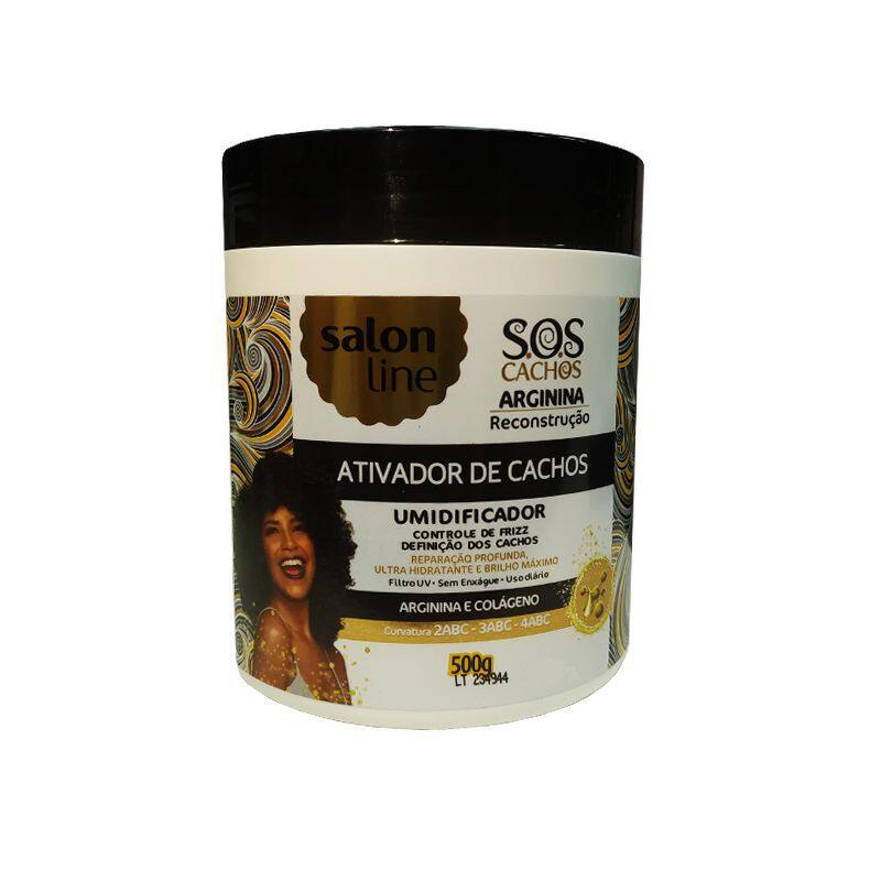 Ativador De Cachos Salon Line Sos Reconstrucao 500gr Salon Line Professional Ativador De Cachos Magazine Luiza