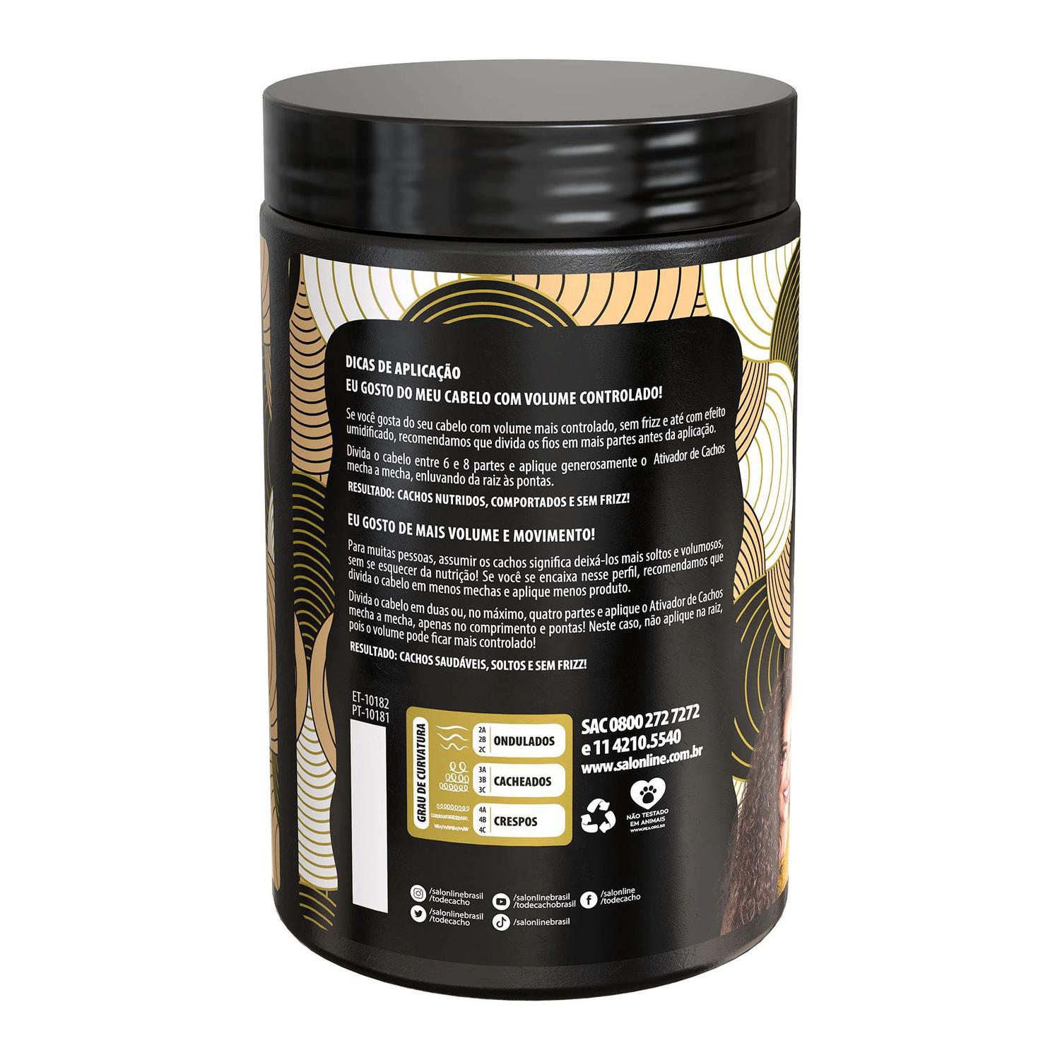 Ativador De Cachos Sos Cachos Arginina Reconstrucao Salon Line 1kg S O S Cachos Ativador De Cachos Magazine Luiza