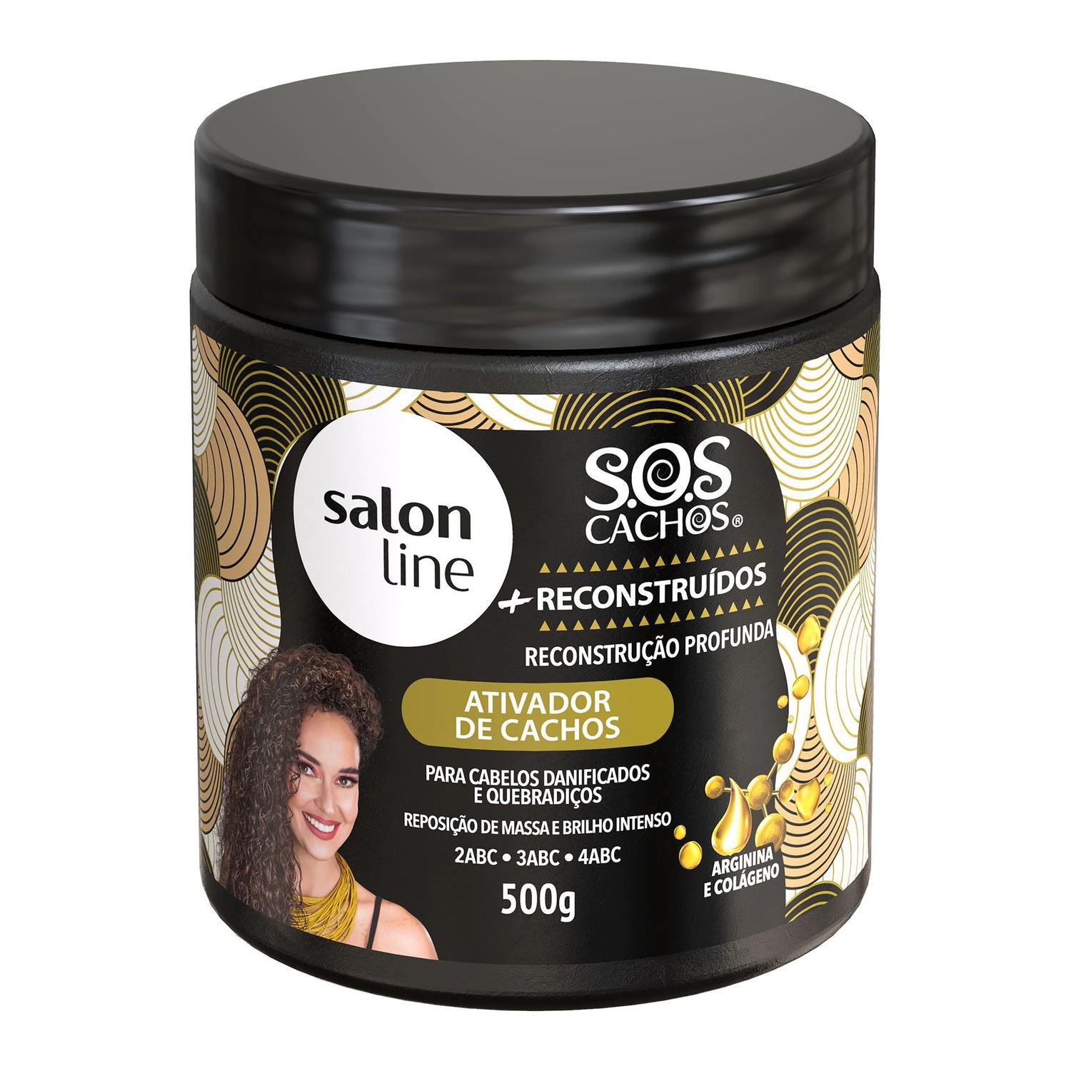 Ativador De Cachos Sos Cachos Arginina Reconstrucao Salon Line 500g S O S Cachos Ativador De Cachos Magazine Luiza