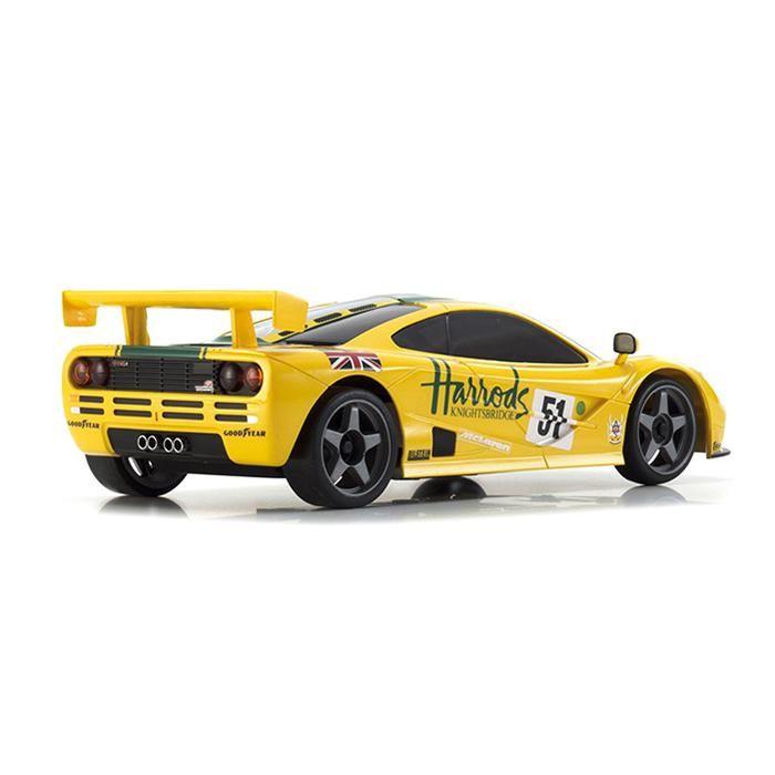 Automodelo Kyosho 1:27 MINI-Z MR-03 Mclaren F1 GTR Amarela